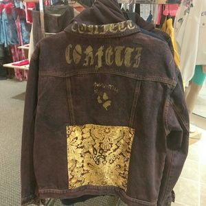 Confetti customs jean jacket